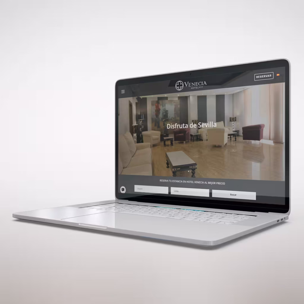 Página web para Hotel Venecia Sevilla
