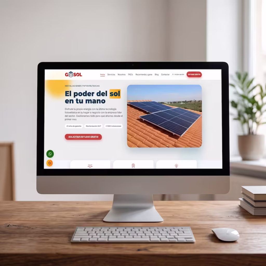 Pagina web Geesol